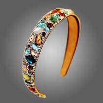 Ободок со стразами в стиле Дольче Габбана, в Москве