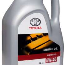 Масло TOYOTA ENGINE OIL 5W40 синтетическое 5 литров, в Раменское