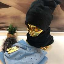 Комплект шапочка и снуд, в Москве