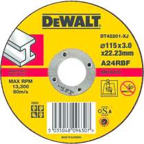 Диск отрезной абразивный Dewalt DT 42201 по цветным металлам, 115мм, в г.Тирасполь