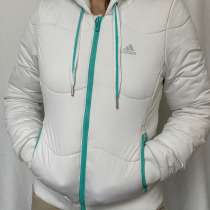 Куртка белая зимняя Adidas оригинал, в Москве