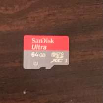 Карта памяти microsd 64gb, в Москве