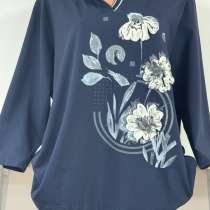 Блузка женская, трикотажная, размер 54, в Тольятти