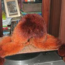 ШАПКА ЗИМНЯЯ ИЗ ЛИСЫ-ВЕРХ КОЖА, в Москве