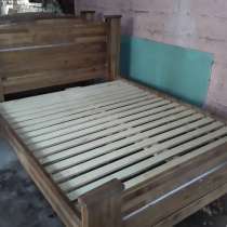 Продается кровать деревянная (карагач), новая 2.0х1.6, в г.Бишкек