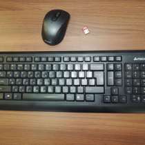 Беспроводные клавиатура + мышь A4Tech, в Москве