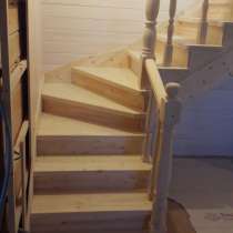 Изготовление не типовых лестницы из клееного массива дерева., в Иркутске