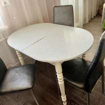 Продаю стол с 3 стульями б/у, в Улан-Удэ