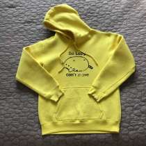 Желтое худи с котом Пушином, в Москве