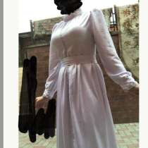 Белое элегантное платье, в Грозном