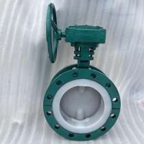 Затвор дисковый поворотный химический футерованный фтороплас, в г.Вэньчжоу