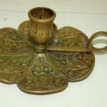 Подсвечник с ручкой винтажный (X564), в Москве