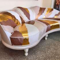 Оригинальный кожаный диван Alberta, в Москве