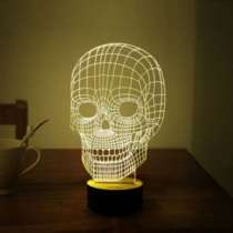 3D Лампа,Спирали,Череп,.Железный человек, в Екатеринбурге