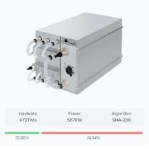 Модель Antminer S21 XP Hyd (473Th) SHA256 Bitmain, в г.Moscow Mills