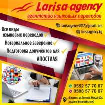 Larisa-agency агентство языковых переводов, в г.Бишкек