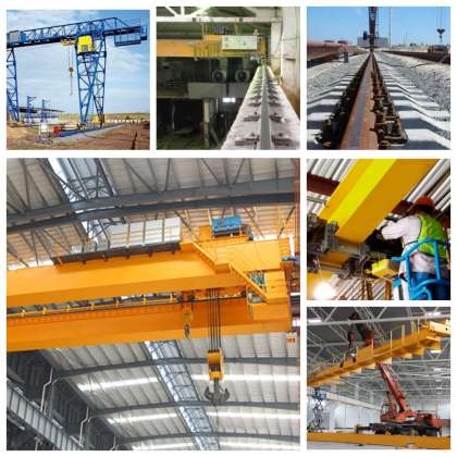 Подкрановые пути для кран балки. Подвесная кран балка 3. Подтележечные пути мостового крана. Козловой кран подкрановые пути. Крепление рельс мостовых кранов.