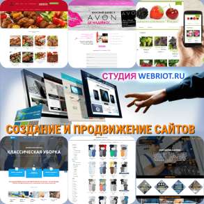 Создание и продвижение сайтов. Веб студия WebRiot, в Москве