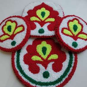 Набор подставок с татарским орнаментом, в Казани