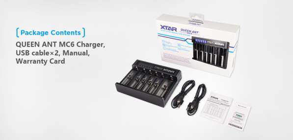 Xtar Зарядное устройство XTAR ANT MC6 Queen