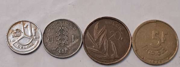 Монеты Бельгии. Франки. 20 век. Опт. Розница в Новосибирске фото 3