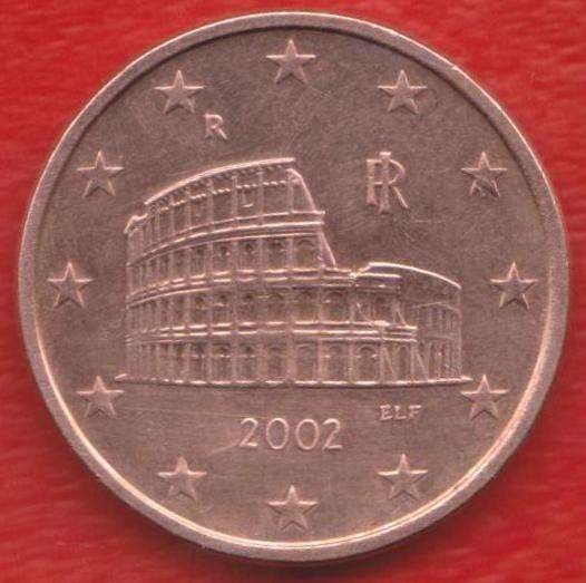 ЕВРО Италия 5 евроцентов 2002 г. цент в Орле фото 4