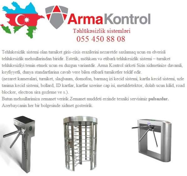 ☆Turniket sistemi☆