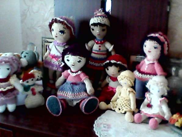 Кукла вязаная игрушка в фото 21