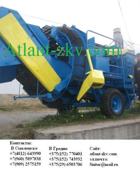 Картофелеуборочный комбайн «Анна» в 