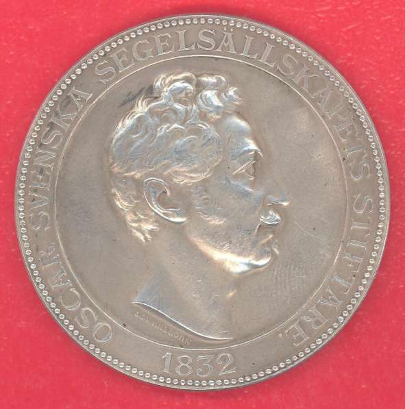Швеция медаль За труды и отвагу на море 1832 г. Оскар серебр в Орле фото 8