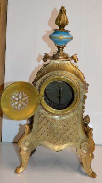 Каминные антикварные маятниковые часы 19 век в Щелково фото 4