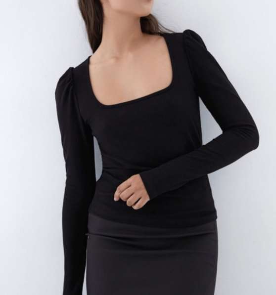 Джемпер с рукавами -фонариками