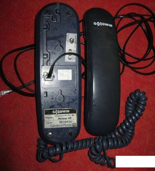 Телефонный аппарат телефон кнопочный goodvin RC80 в Сыктывкаре фото 3