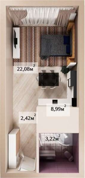 Продам однокомнатную квартиру в Тверь.Жилая площадь 22 кв.м.Этаж 1.Дом монолитный. в Твери фото 32