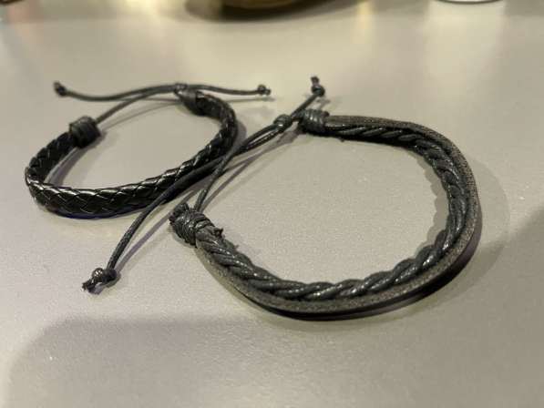 Браслеты иск кожа