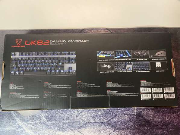 Клавиатура беспроводная с подсветкой Motospeed в Перми фото 5