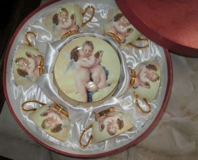 Чайный фарфоровый набор"Ангелочки в Краснодаре фото 5