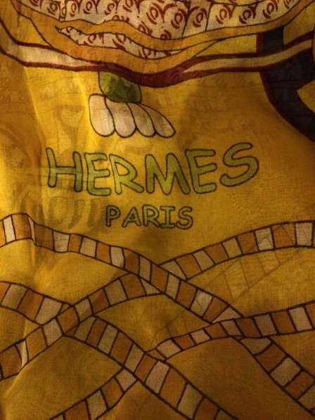 Hermes шелковый платок