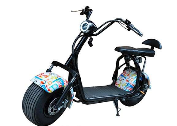 Электроскутер Eco Bike Citycoco Harley 1200w