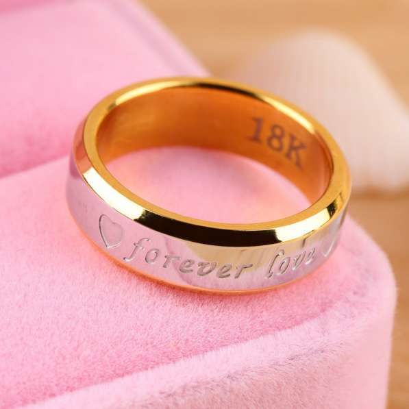 Кольцо Forever Love (узкие и широкие кольца с доставкой) в Перми фото 15