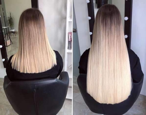 Наращивание волос в Москве фото 6