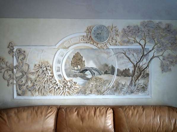 Роспись стен и барельефы в Магнитогорске фото 13
