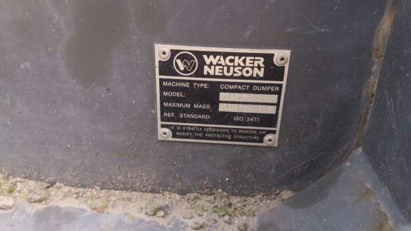 Мини самосвал Wacker Neuson DT25, 2013 г. в в фото 11