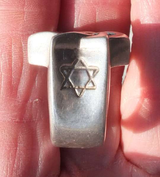 Серебряный перстень иудаика, камень муассанит полкарата в Ставрополе фото 7