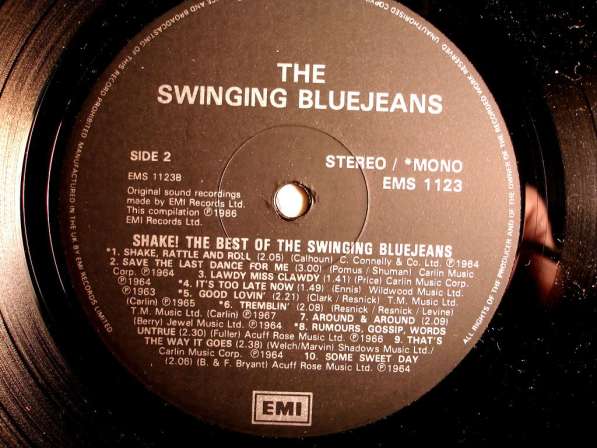 Пластинка The Swinging Blue Jeans - The Best Of(UK) в Санкт-Петербурге