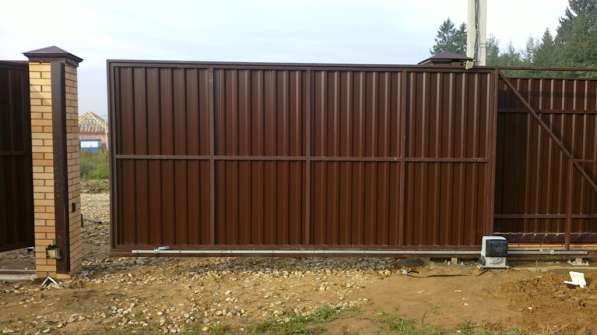 Откатные ворота в Орехово-Зуево в Орехово-Зуево фото 17