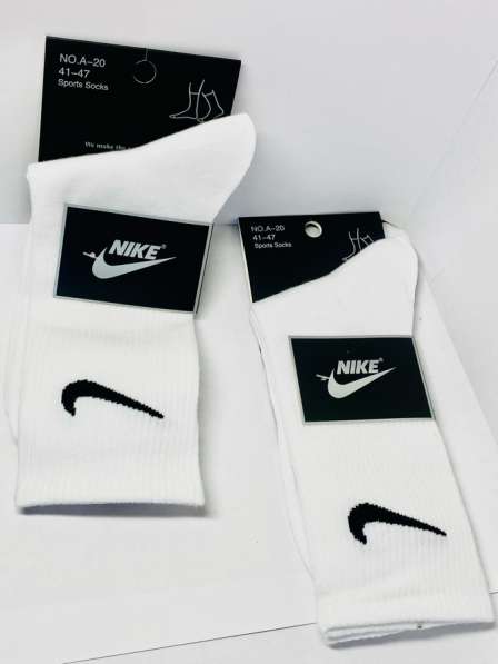 Носки Nike белые хорошого качества в Москве