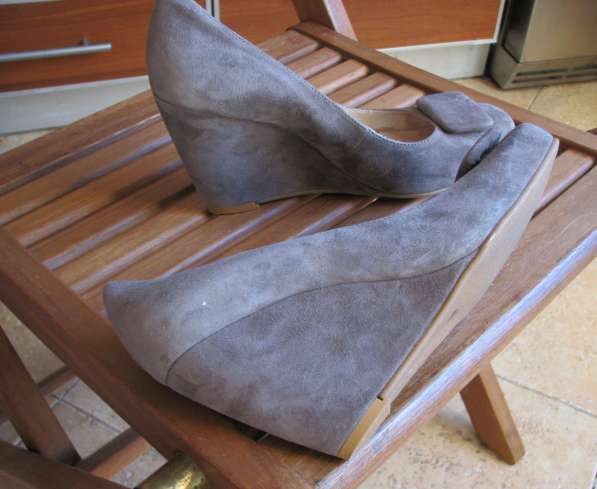 Туфли замшевые серые 40 размер в Севастополе фото 3