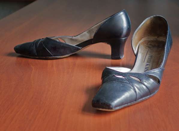 Черные туфли из натуральной кожи Питер Кайзер