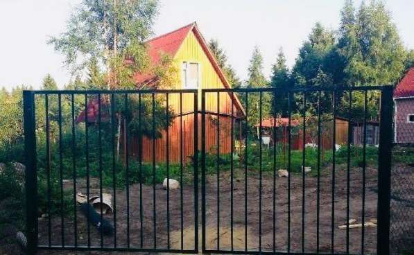 Садовые металлические ворота и калитки в Москве фото 5